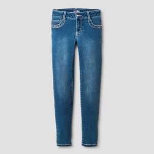 Girls First Skinny Knit Denim Jeans size 8  💰